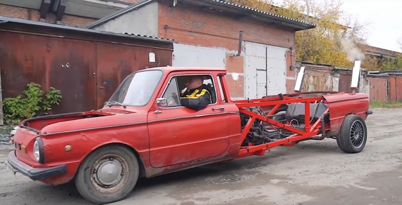 "Запорожец" с V12 (1GZ-FE) "Запорожец" с V12 (1GZ-FE) авто, видео, заз, запорожец, своими руками, сделай сам