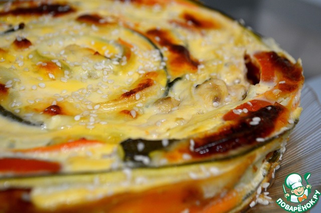 Простая овощная запеканка с куриной грудкой Простая овощная запеканка с куриной грудкой
