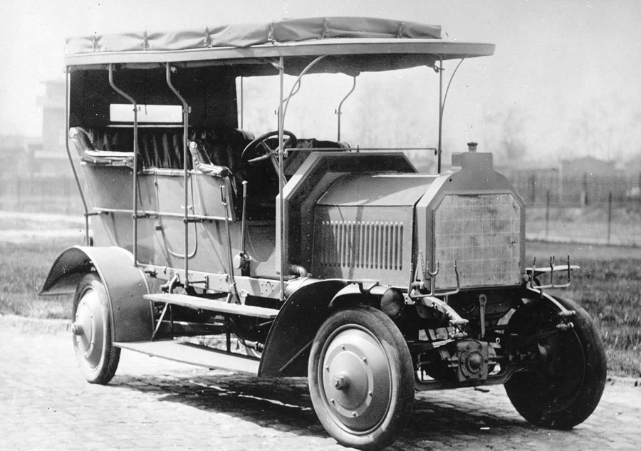 Первый легковой внедорожник Daimler Dernburg Wagen 1907 daimler, внедорожник, странный автомобиль