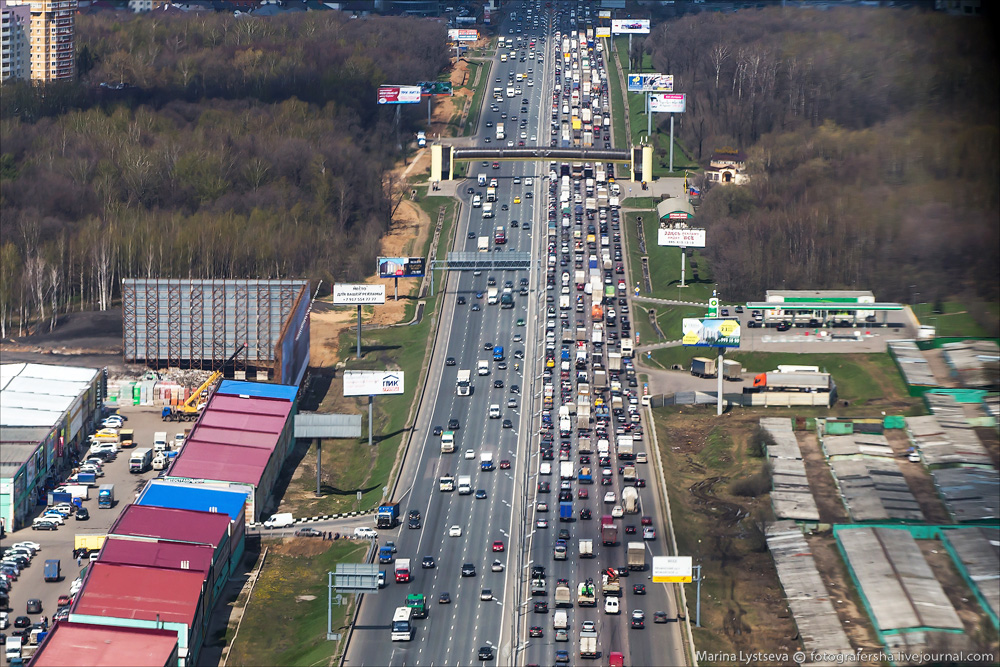 Пробки на МКАД 29.04.2015