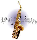 Wind Instrument Clipart - Graphics of Saxophones, Trumpets etc.