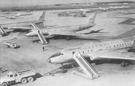 К 57-летию начала первых полетов с пассажирами Ту-104