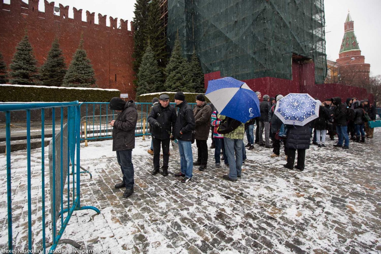 СТАЛИНУ НЕСУТ ЦВЕТЫ (ФОТО)