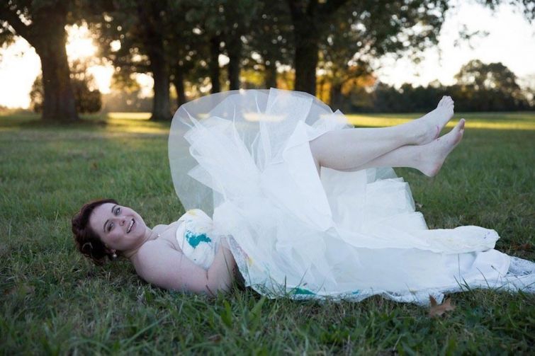 Брошенная невеста отыгралась на свадебном платье невеста, платье