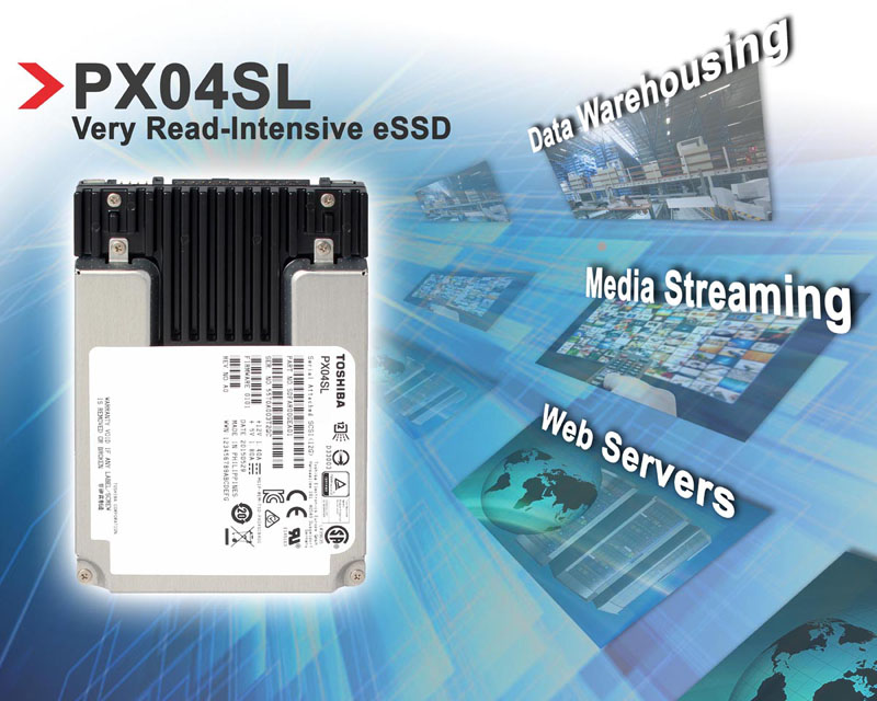 Корпоративные SSD-диски с интерфейсом SAS от Toshiba Корпоративные SSD-диски с интерфейсом SAS от Toshiba
