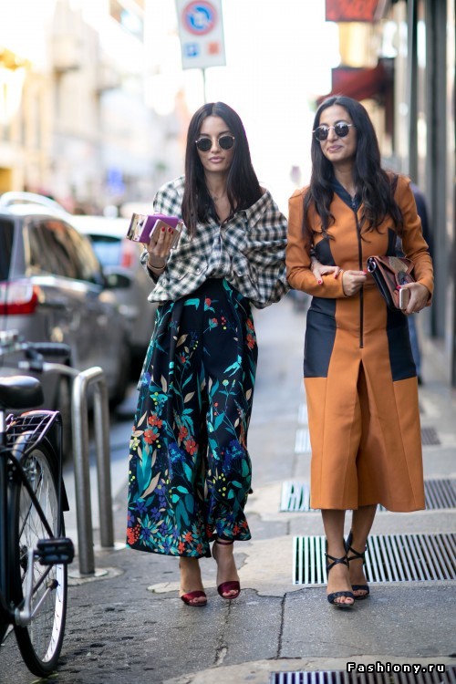 Неделя моды в Милане весна-лето 2016 - street style Неделя моды в Милане весна-лето 2016 - street style