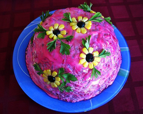 К-Урок 10. Украшение салатов, винегретов и закусок (продолжение)