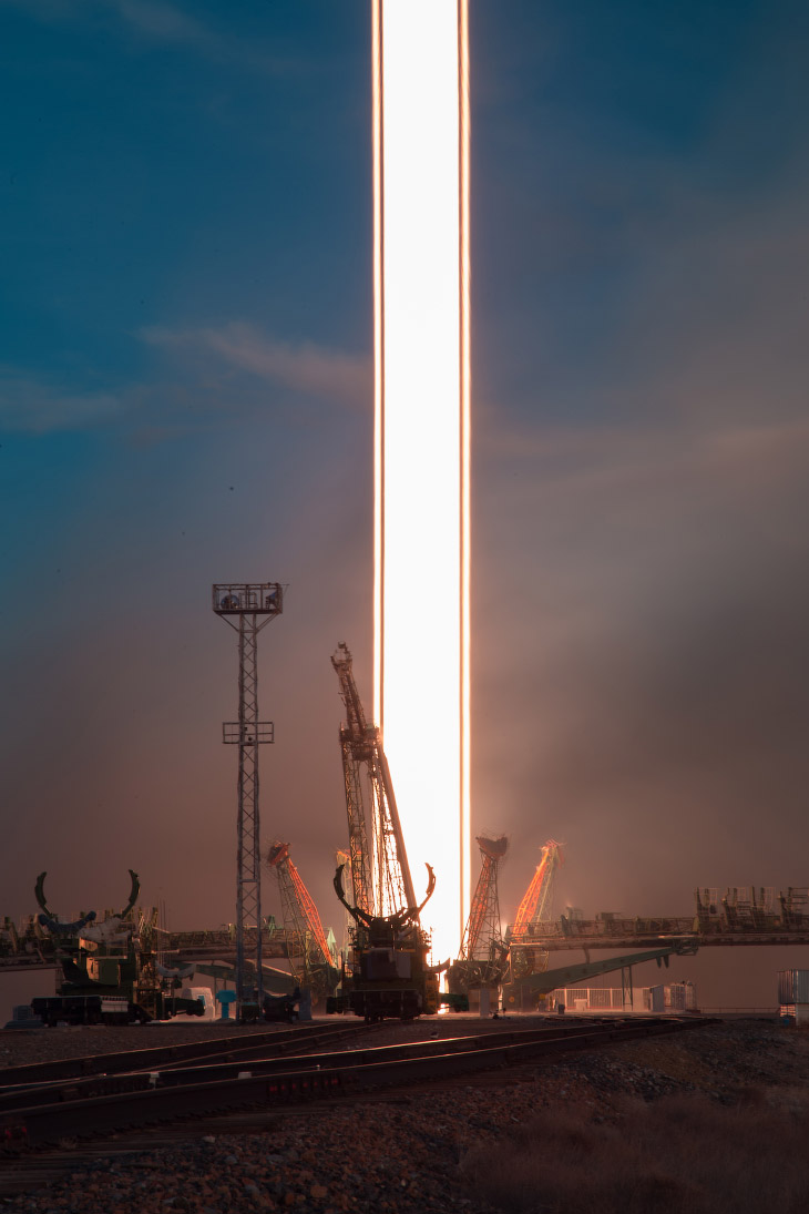 Старт космического корабля «Союз МС-11»