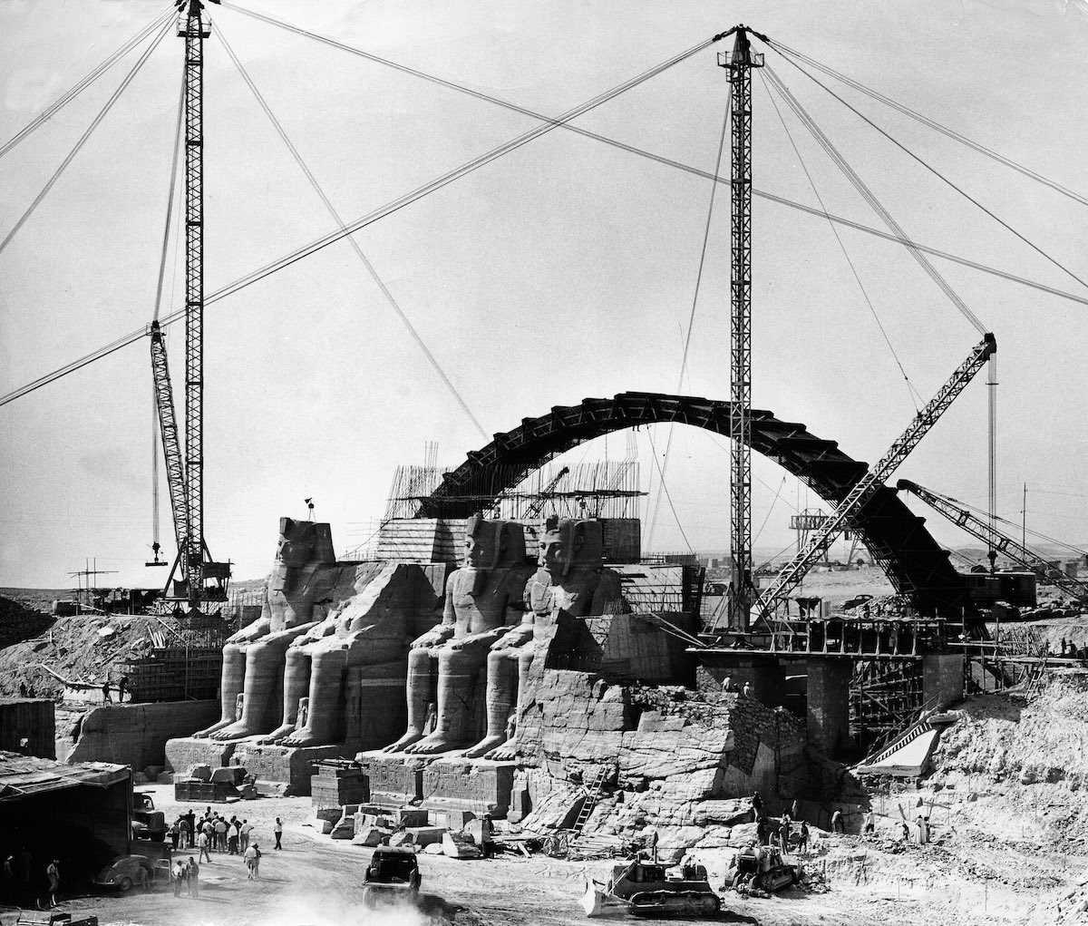 Спасая Рамсеса II: Как переносились древнеегипетские храмы в связи со строительством Асуанской плотины (фото)