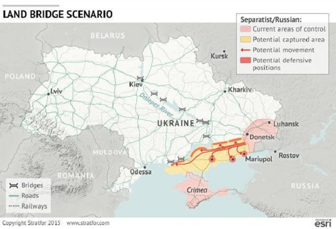 Аналитики группы Stratfor: территориальные потери Украины не закончены