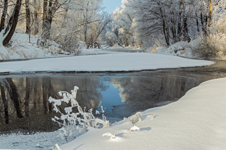 Зимний пейзаж. Фотограф Александр Кислицын