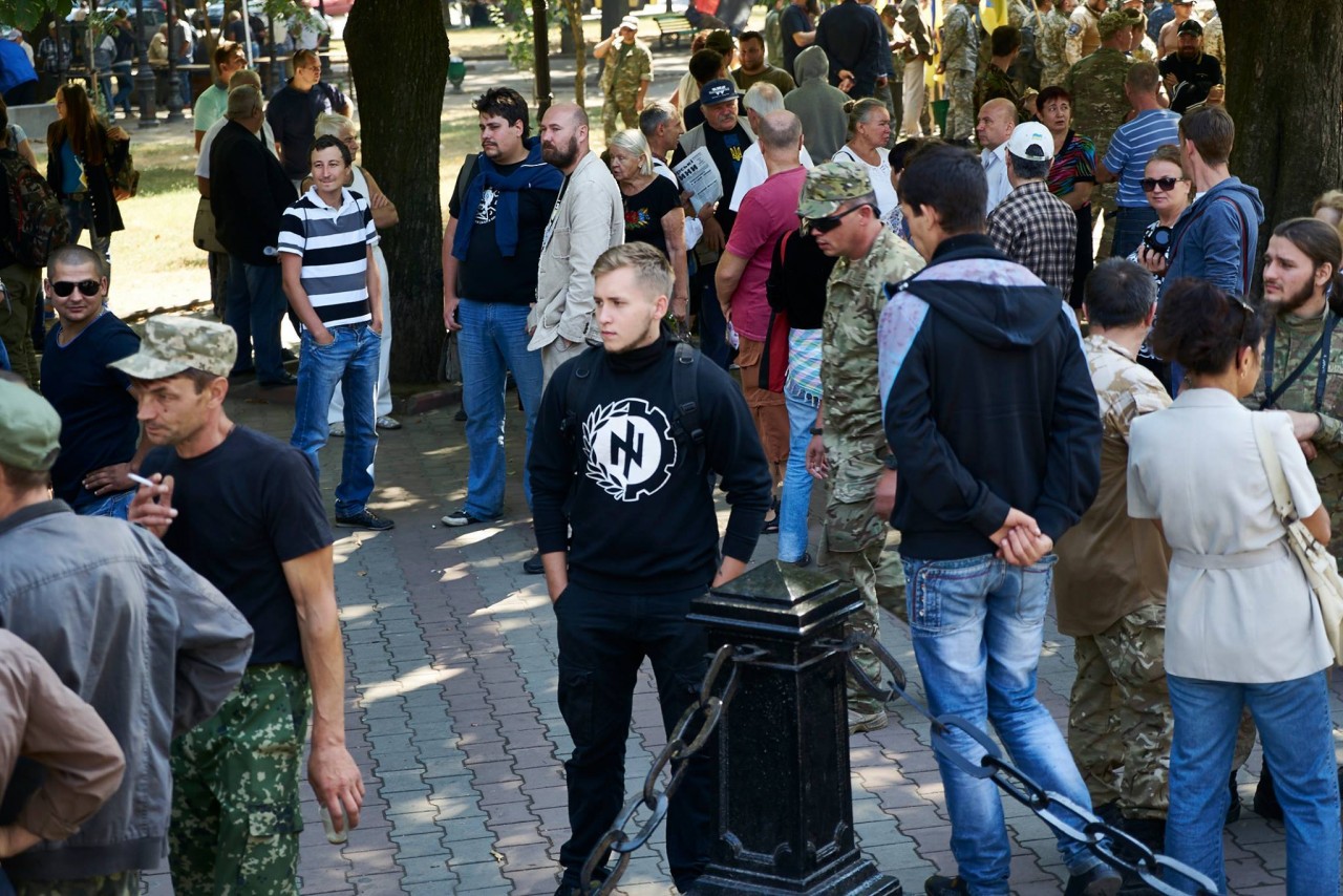 Шабаш нацистов в Одессе. "Москаляку на гиляку"