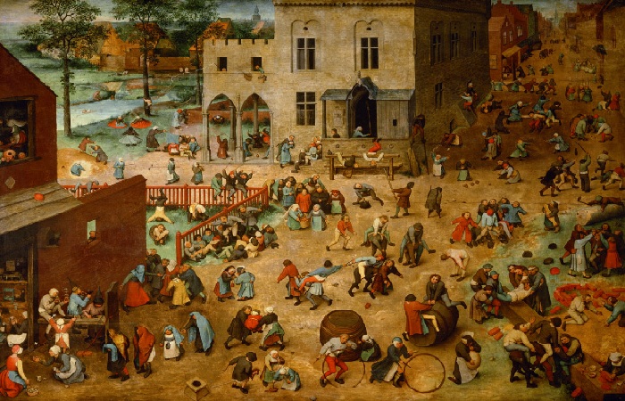 «Игры детей». (1560 год). Автор: Питер Брейгель Старший. «Игры детей». (1560 год). Автор: Питер Брейгель Старший.
