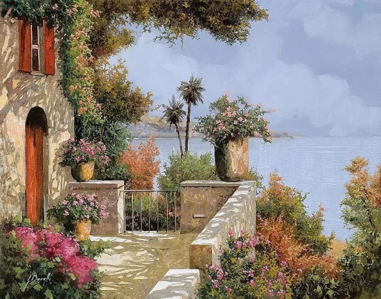 Художник Guido Borelli. Там ждёт тебя твой старый дом