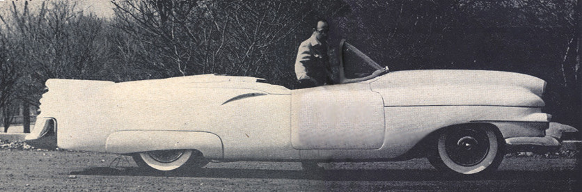 Джек Кирш (Jack Kirsch) из Сadillac в 1954-м автодизайн, американский автопром