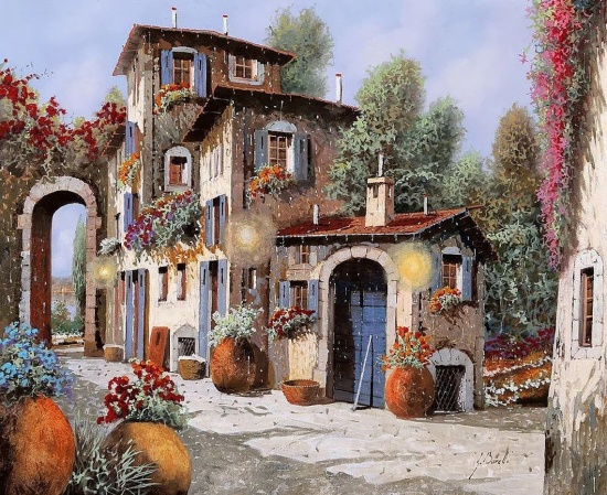 Художник Guido Borelli. Там ждёт тебя твой старый дом