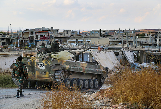 Правительственные силы в Сирии. 7 октября 2015 года