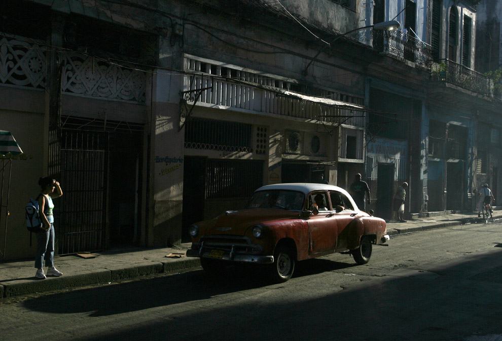 Старый Шевроле на улицах Гаваны