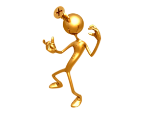 Gold Man(Золотые человечки, фигурки)