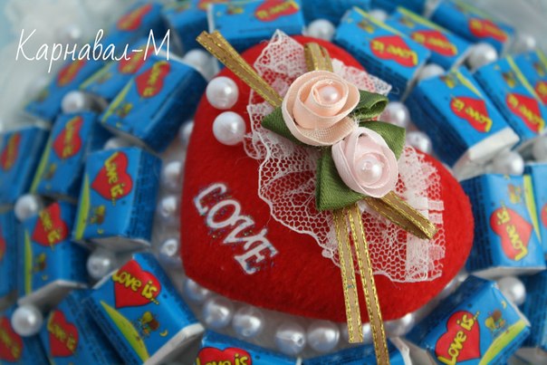 Мастер-класс "Букет "LOVE IS"