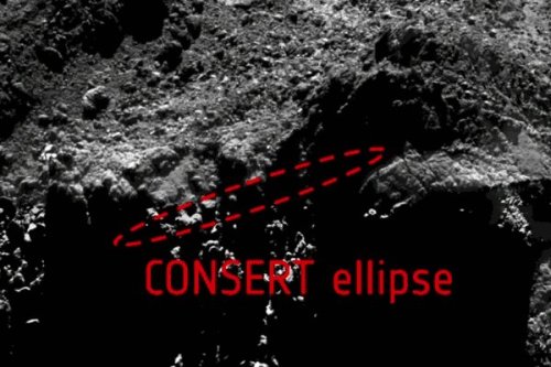 Поверхность ядра кометы 67P