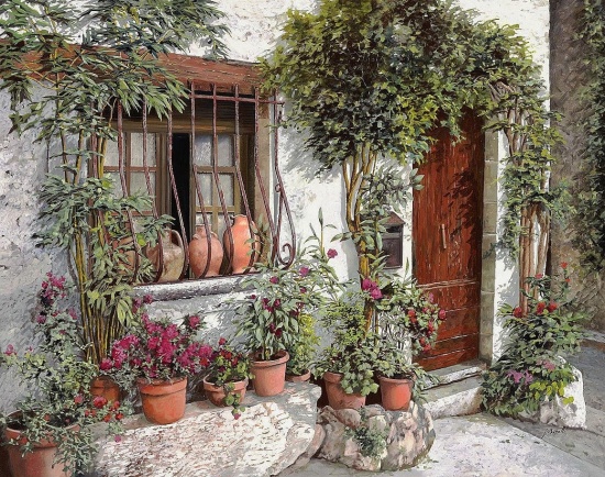 Художник Guido Borelli. Там ждёт тебя твой старый дом