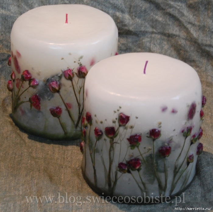 цветочные свечи ручной работы (74) (700x698, 317Kb)