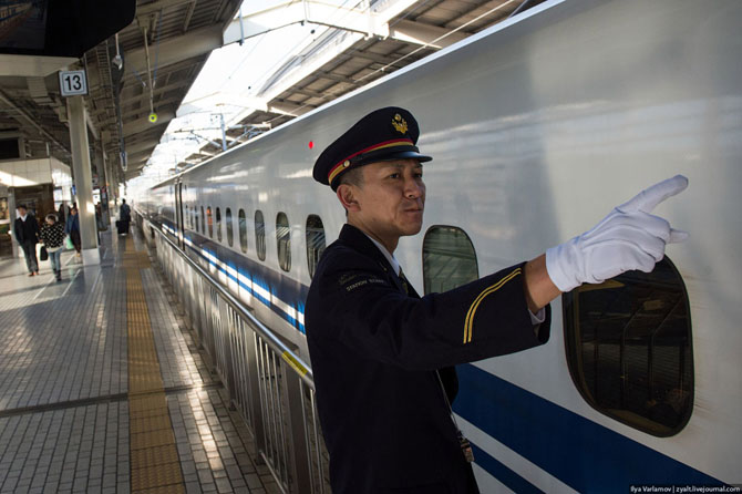 Japanese railway miracle - Shinkansen train