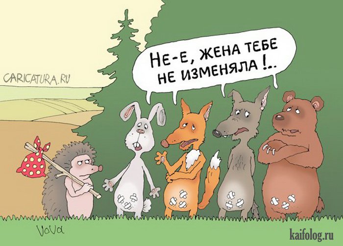 Весёлые карикатуры (40 картинок)