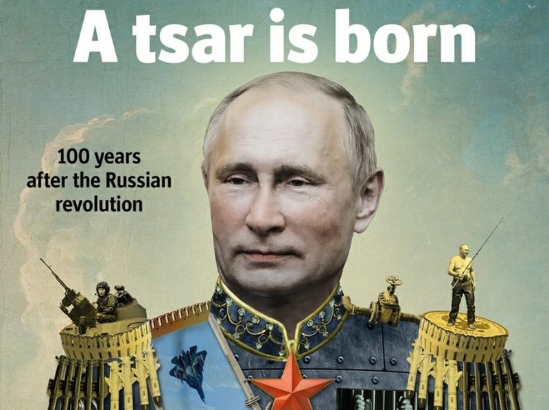 Обложка журнала The Economist к столетию Октябрьской революции // Фото: Global Look Press Гозман – Путину: Прощайте, государь!