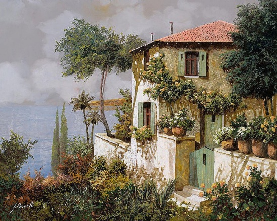 Художник Guido Borelli. Там ждёт тебя твой старый дом