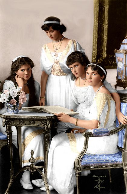 The daughters of Tsar Nicholas II