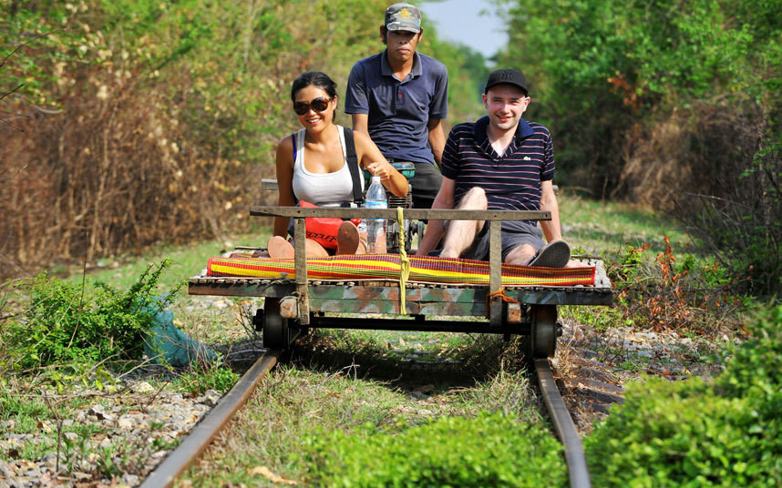 Бамбуковые поезда, Камбоджа железные дороги, опасные