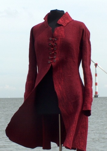 Felt Jacket by Dutch feltmaker Anneke Copier