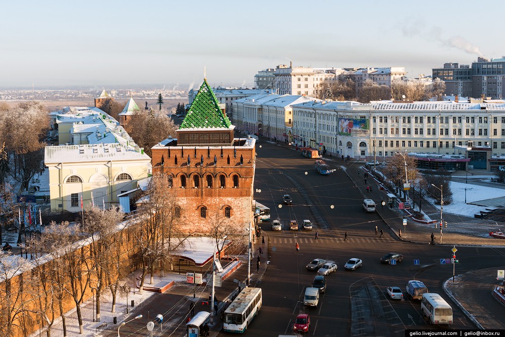 Сказочный зимний Нижний Новгород