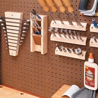20 способов хранения инструмента в гараже или мастерской