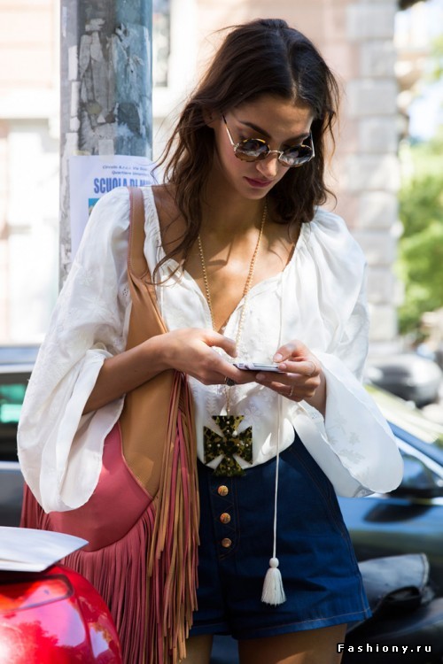 Неделя моды в Милане весна-лето 2016 - street style Неделя моды в Милане весна-лето 2016 - street style