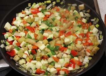 Лазанья с креветками