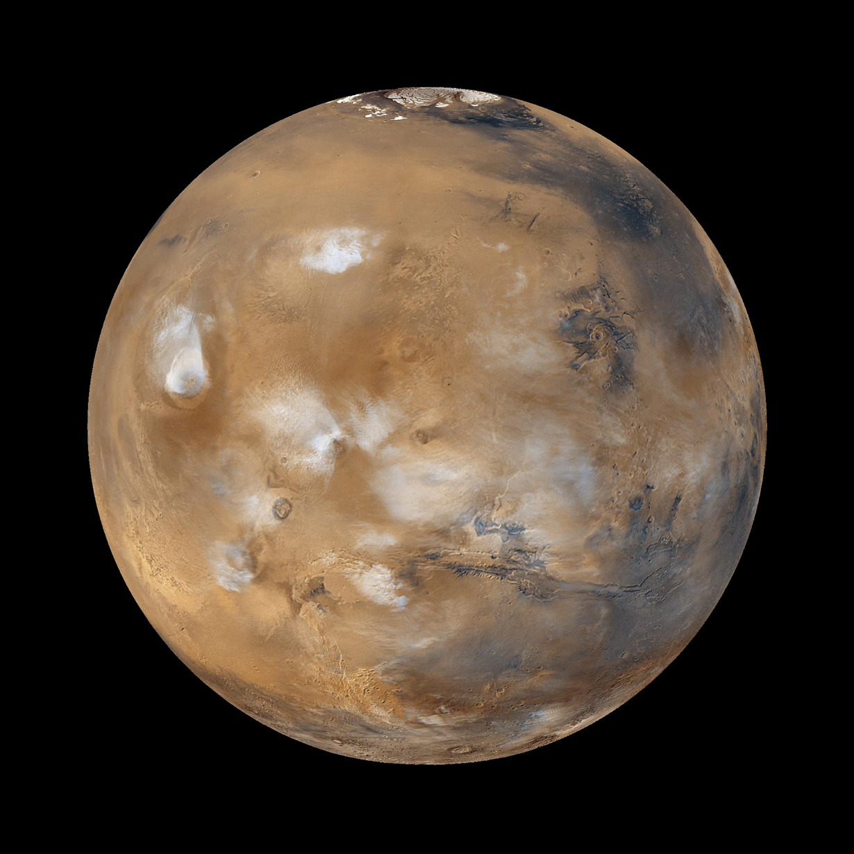 Более 100 тыс. человек подали заявки на полёт в один конец в рамках программы по колонизации Марса, которая запланирована на 2022 год. (NASA/JPL/MSSS)
