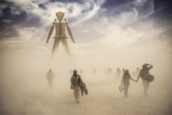 Необычный фестиваль «Burning Man» в штате Невада. Необычный фестиваль «Burning Man» в штате Невада