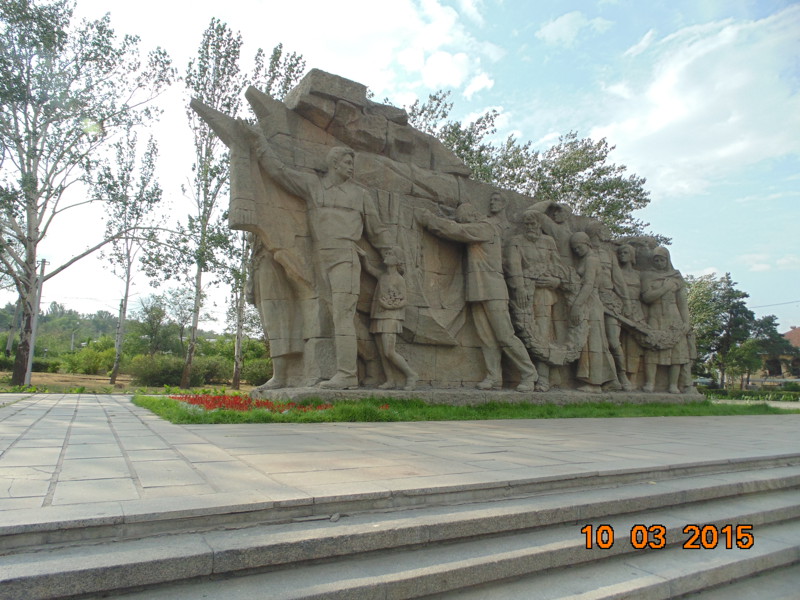 Скульптурная группа перед входом Мамаев Курган, Моё первое посещение, война, волгоград, история, родина мать