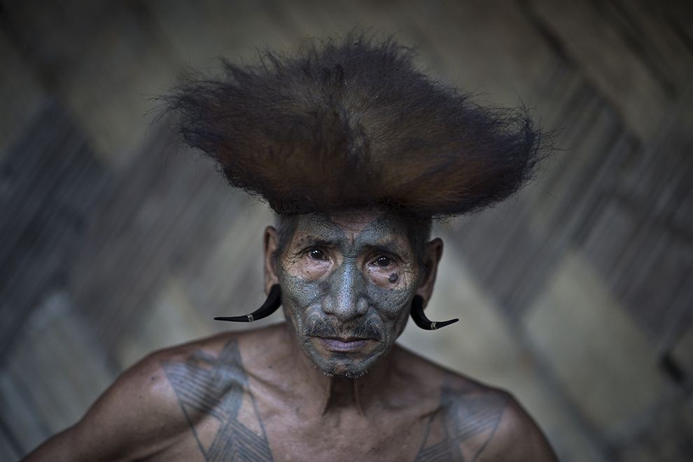Член племени Konyak из северо-восточной Индии. national geographic, конкурс, фотография, фотоконкурс