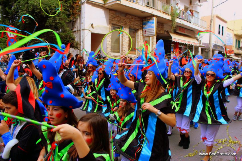 карнавал, фото, греция, крит