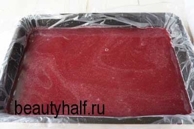 Домашний мармелад из малины с желатином