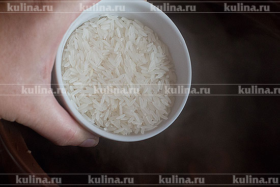 Мастава Всыпать рис.