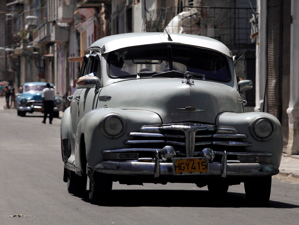 Шевроле 1947 года на улицах Гаваны