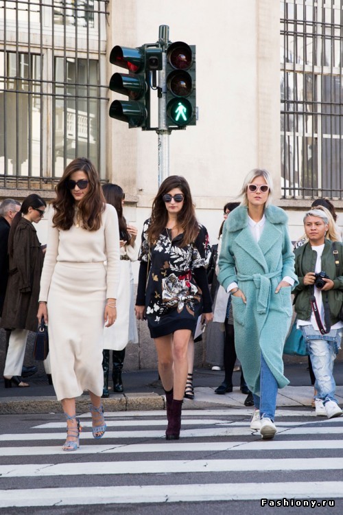 Неделя моды в Милане весна-лето 2016 - street style Неделя моды в Милане весна-лето 2016 - street style