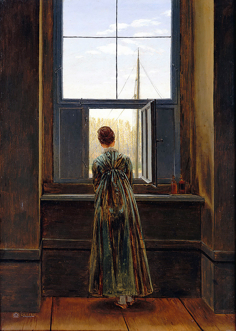 Фридрих, Каспар Давид - Женщина у окна