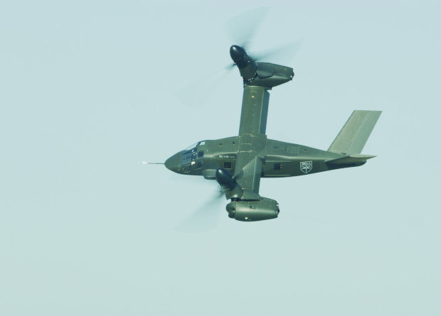 Конвертоплан V-280 испытали низкоскоростной маневренностью