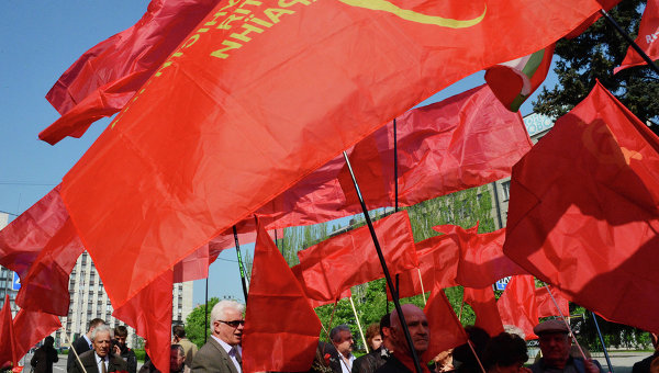 Члены коммунистической партии Украины. Архивное фото